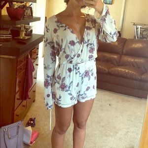 Kendall & Kylie long sleeve romper